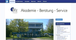 Desktop Screenshot of bfz-kassel.de